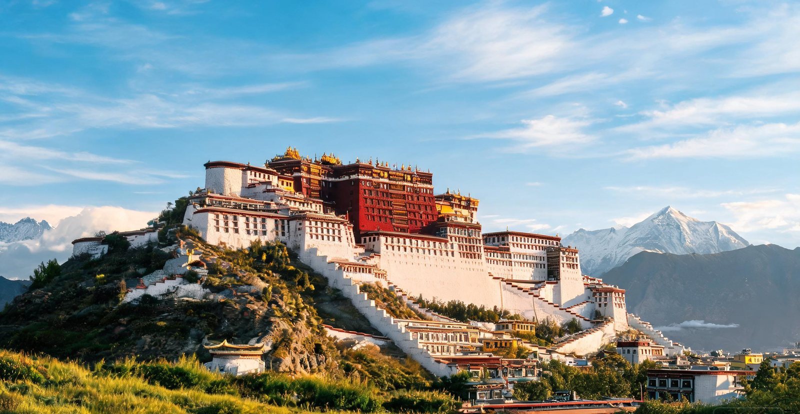 The Potala Palace in Lhasa, Tibet