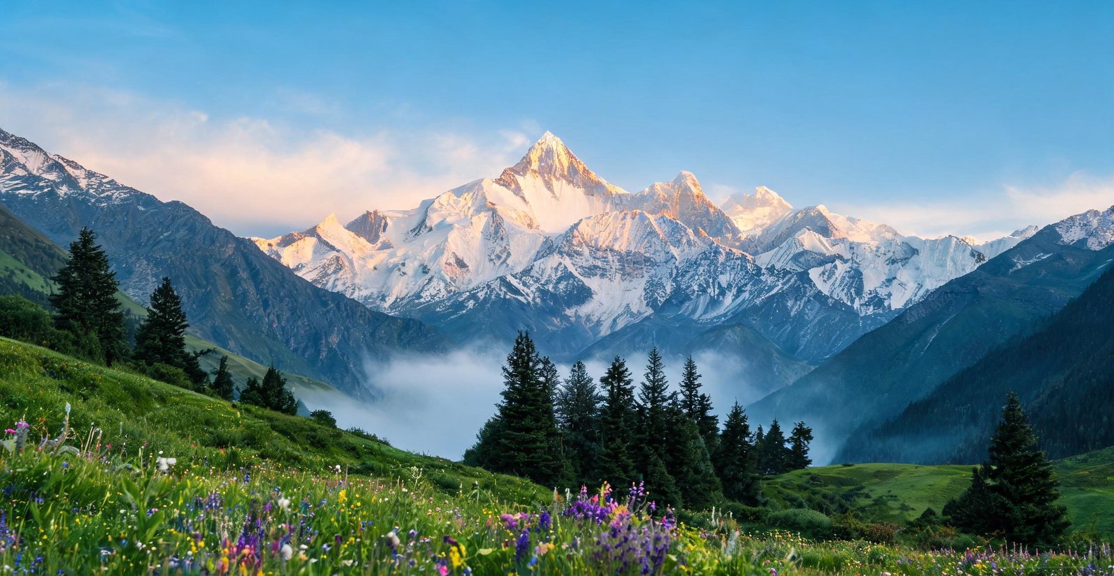 Meili Snow Mountain near Shangri-La, Yunnan