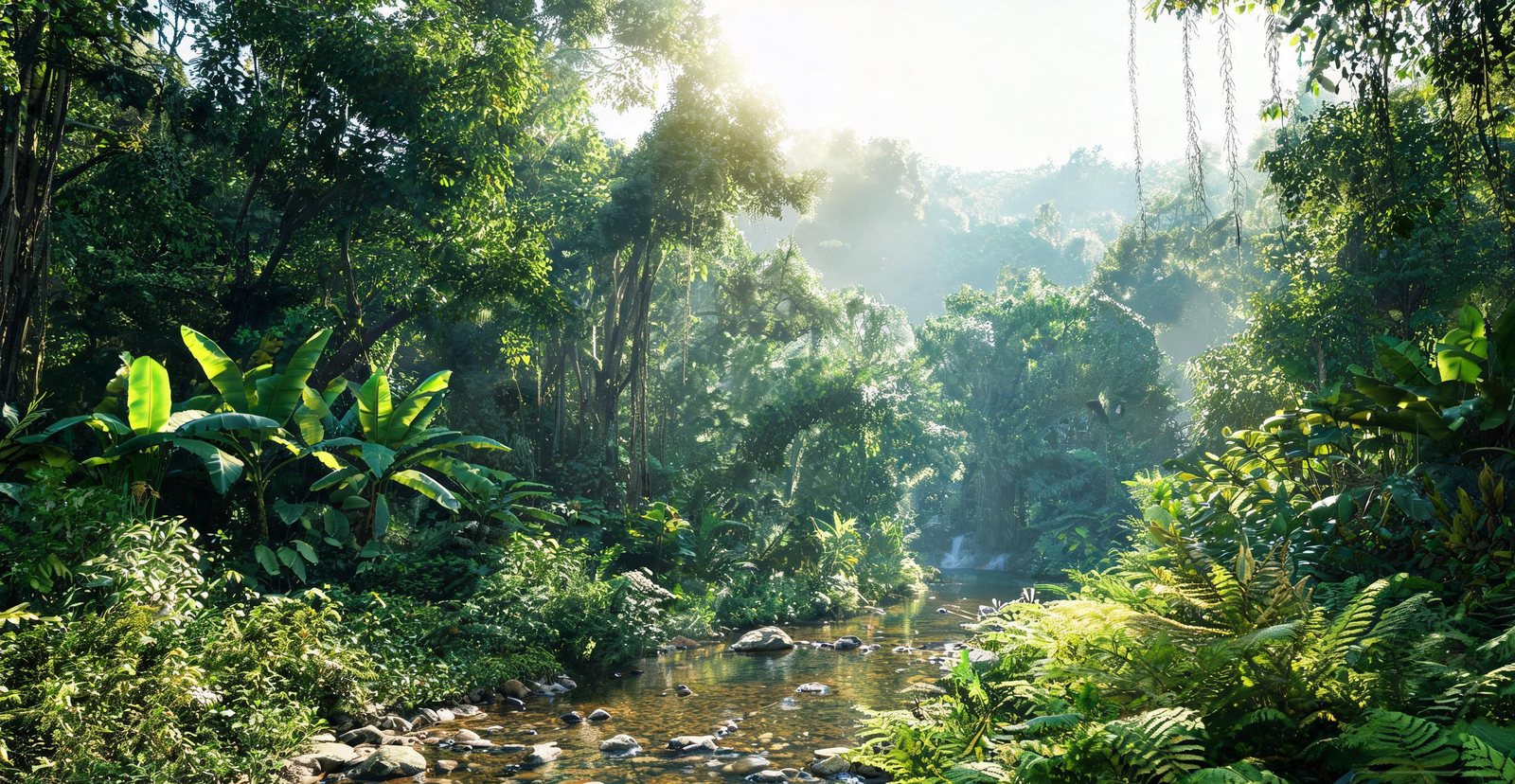 Tropical rainforest in Xishuangbanna, Yunnan